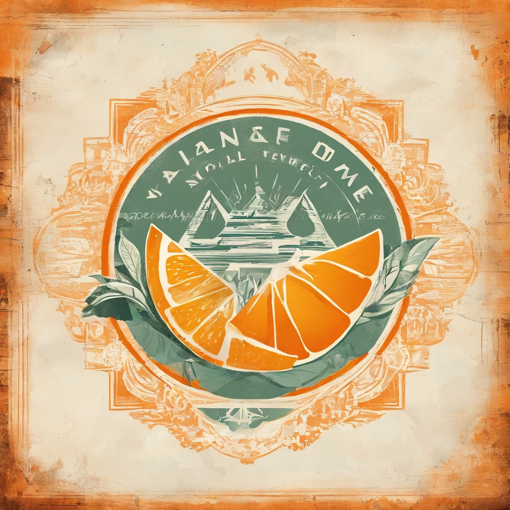 Navel orange logo