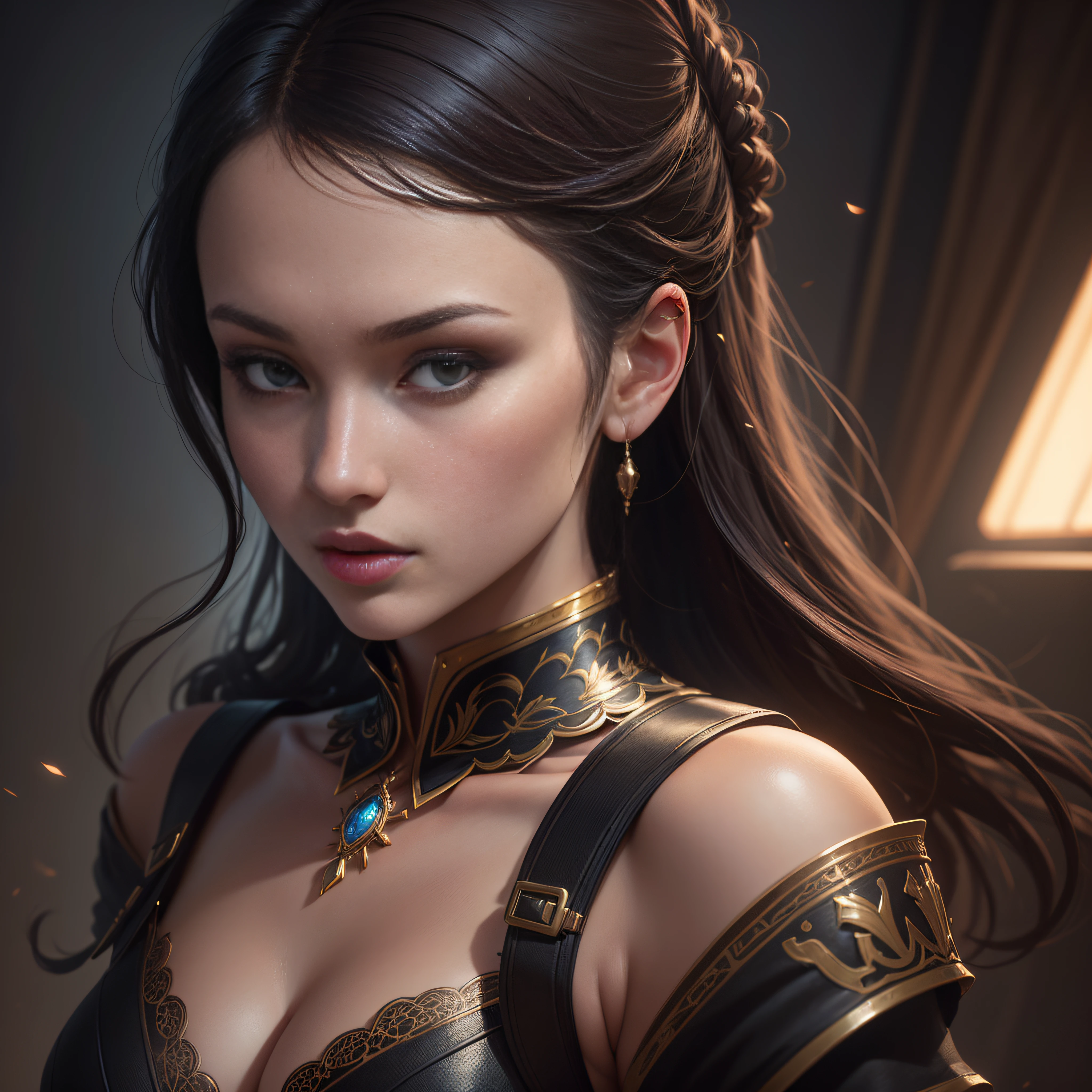 Bella Hadid, masutepiece, Best Quality, Highest Quality, Cinematic lighting, (Volumetric lighting), the Extremely Detailed CG Unity 8K Wallpapers, Focused, 8K Wallpaper, 4k wallpaper, Extremely detailed, A hyper-realistic, Photorealistic, Sharp Focus, absurderes, (nffsw:1.2), (High contrast), photograph, Detailed and Intricicated, Instagram, Portrait, Highly detailed, Digital Painting, art  stations, Concept art, Smooth, Sharp Focus, Illustration, Cinematic lighting, Style-Princess, --auto