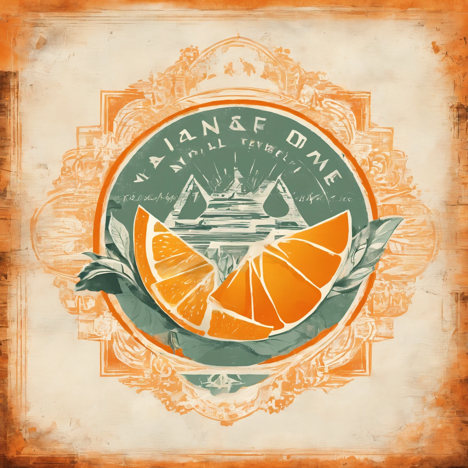 Navel orange logo