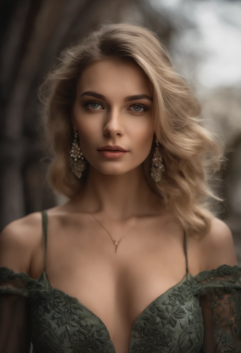8K, Meisterwerk, RAW-Foto, best qulaity, Fotorealistik, hochdetailliertes CG Unity 8K Hintergrundbild, Depth of field, Filmisches Licht, Blendenflecke, raytracing, (an extremely beautiful face, beautiful lips, gorgeous eyes), Gesicht mit komplizierten Details, (Ultra-detaillierte Haut), 女の子1人, dunkel, in tiefen Schatten, Beautiful Ukrainian girl, Ukrainisches Modell, 1 male, (a very fit and muscular body:1.3), (Blick auf das Publikum), (EIN GROSSARTIGER, STUBBORN LOOK:1.3), (sleeveless), (Modestadt bei Nacht, Dunkle Nacht, Leuchtreklamen, verschwommener Hintergrund), Fashionable street night, (without people behind them:1.3), beautiful earrings, Armbands, Halskette, Strumpfhose, Klare Augen, gehen, (blasse Haut), (大眼睛), Blick nach vorne, (upper body shot), (ein Kleid aus Seide:1.3), (blondes Haar), (ein enges Kleid aus Spitze), (durchsichtig), (Blick auf das Publikum:1.3) Offene Brust, very thin, mid large breasts, Don't turn your back, (Schuss von hinten), durchsichtig, Buttocks of medium size,.