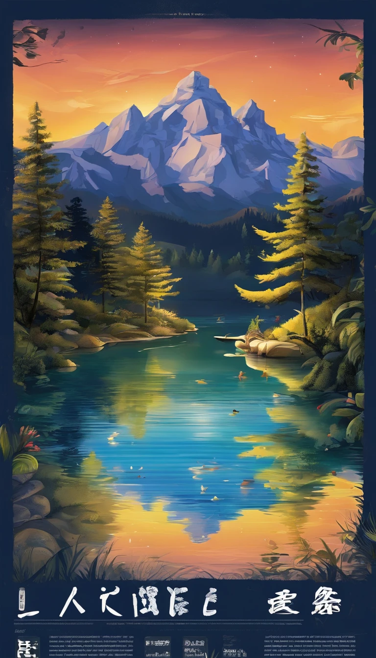 lake,background-image,the night,starrysky