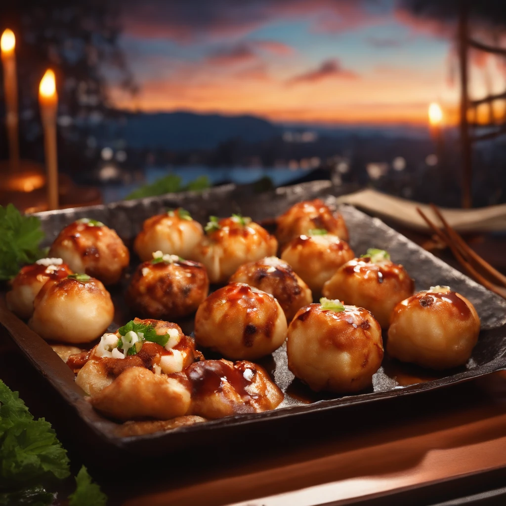 Delicious-looking takoyaki