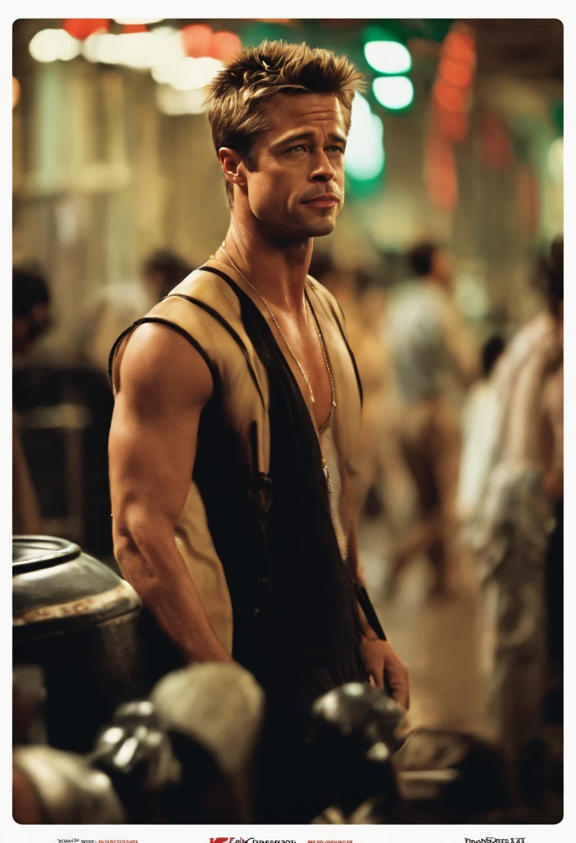 Look like brad pitt from fight club