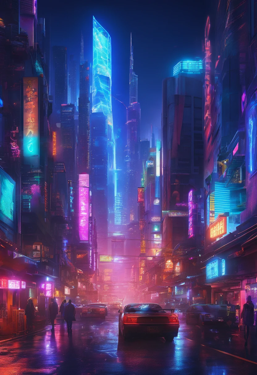 landscapes、Huge Buildings、the angel's wings、Blue light