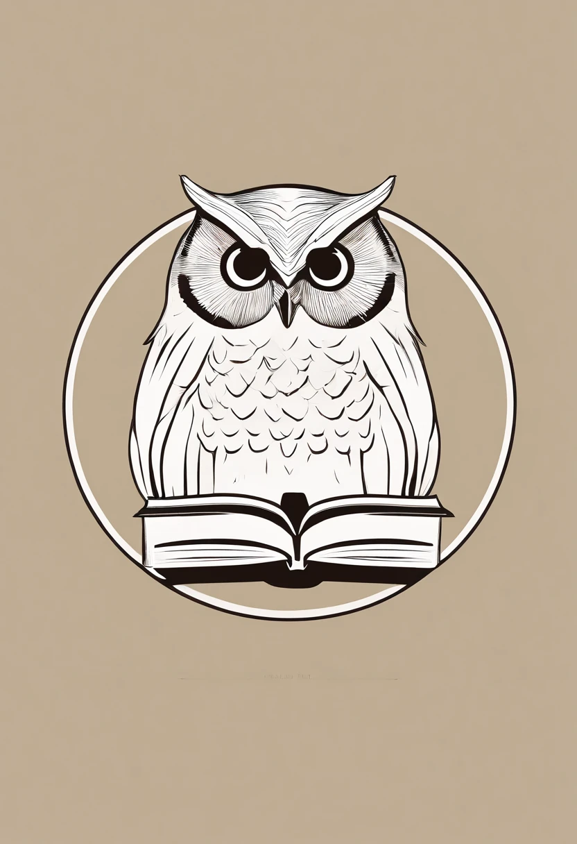 owl books logo circle