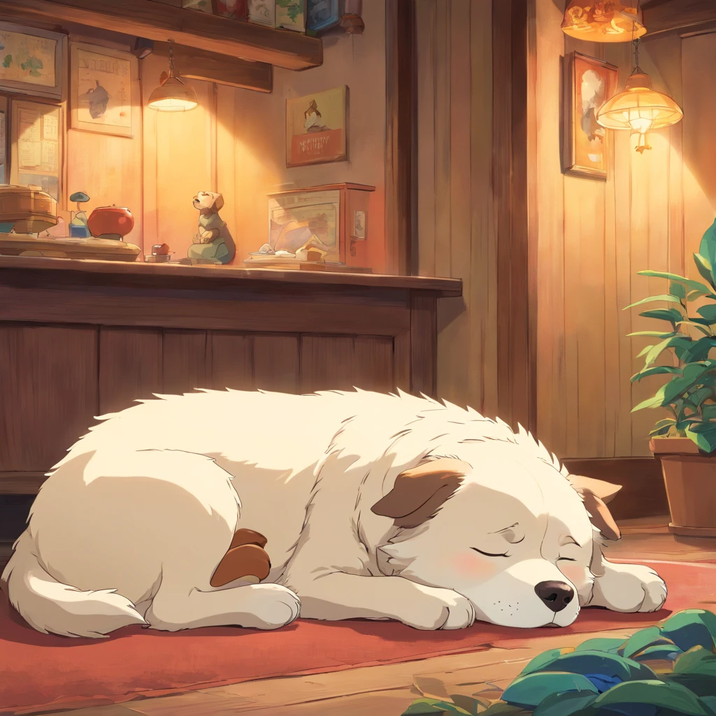 Sleepy dog