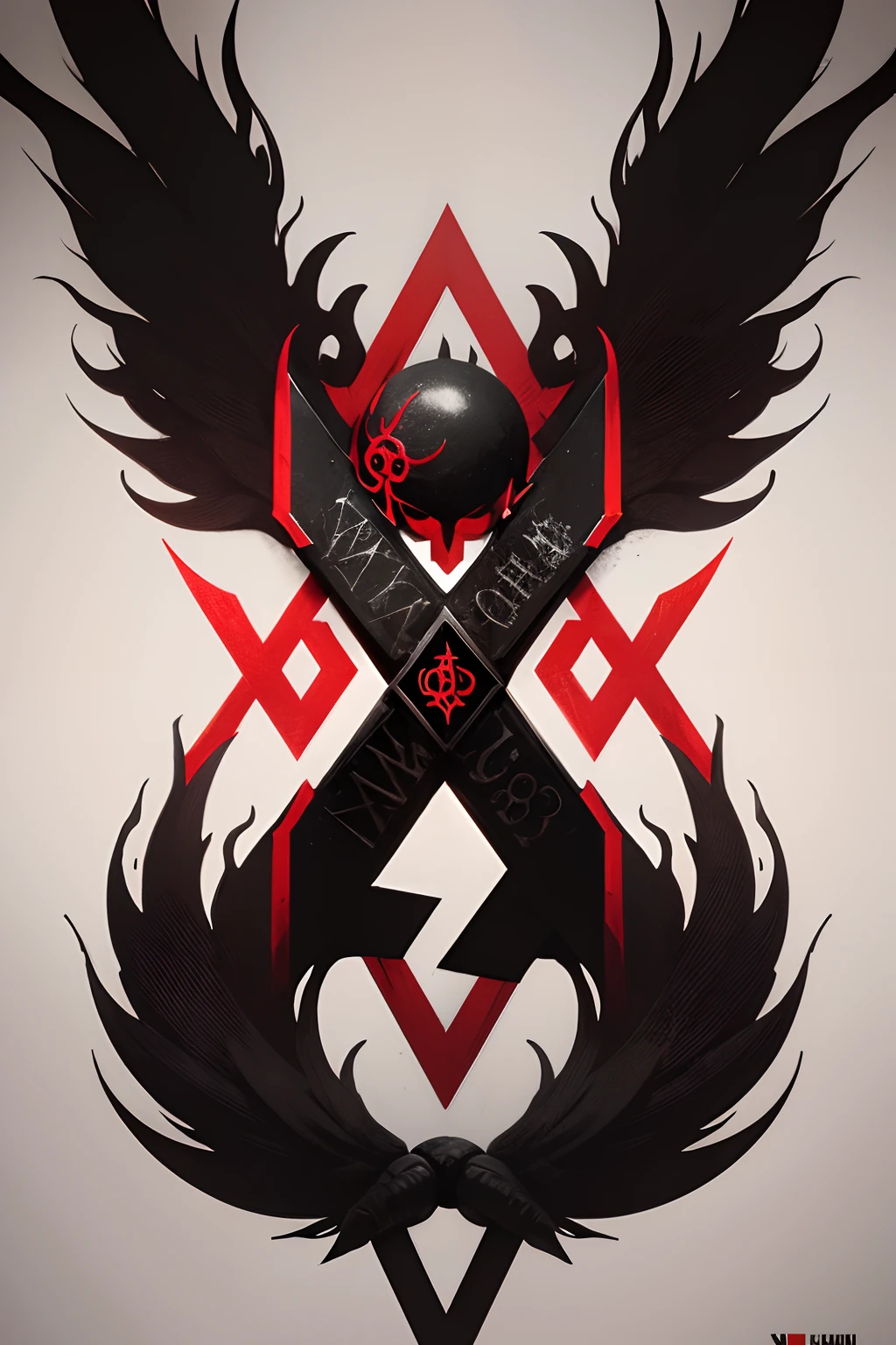 Logo,Wallpaper, Letra A no meio, the Anarchy Symbol, Vermelho, Preto, Branco