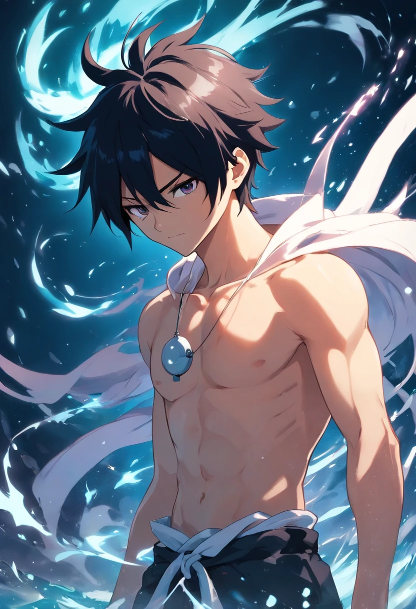 Crea un estampado para camiseta fondo blanco de Ulquiorra Cifer a partir de "Blanquear" en un ataque de rabia. La mitad de la calavera, muy detallada, It captures the essence of his fiery determination and unwavering spirit as he unleashes his wrath on his enemies.... Que sea breve, audaz e intensa para transmitir el poder crudo de la rabia de Ulquiorra Cifer. realista, Shadows Dramatic, Estilo cine negro, 4k"
