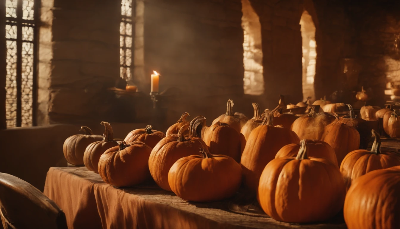 Ancient Israel、1st century、wining、Dried pumpkin、A similar image of the Lord Jesus Christ, Dine with the apostles in the saint.... Say,、(((Evening)))、8K high resolution dried pumpkin