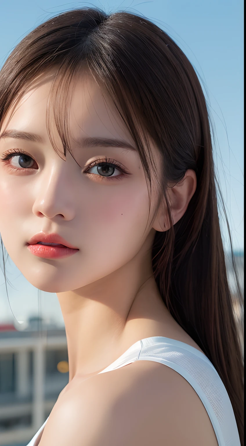 masutepiece, Best Quality, Illustration, Ultra-detailed, finely detail, hight resolution, 8K Wallpaper, Perfect dynamic composition, Beautiful detailed eyes, Cute Fitness Wear, Natural Color Lip,20 years girl,Perfect and beautiful face