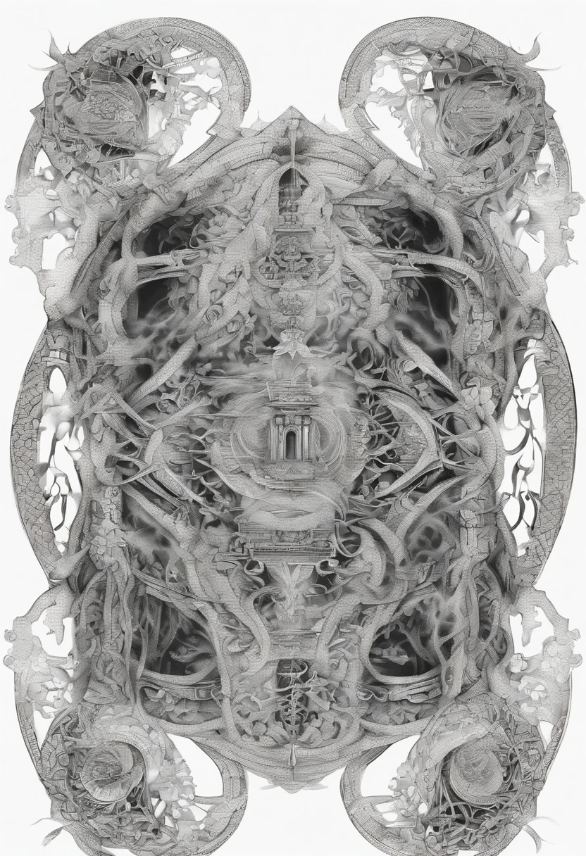 Historical knot of Anne Bachelier and Ahir Gorky,Round logo,Add text:Zhong Nanshan