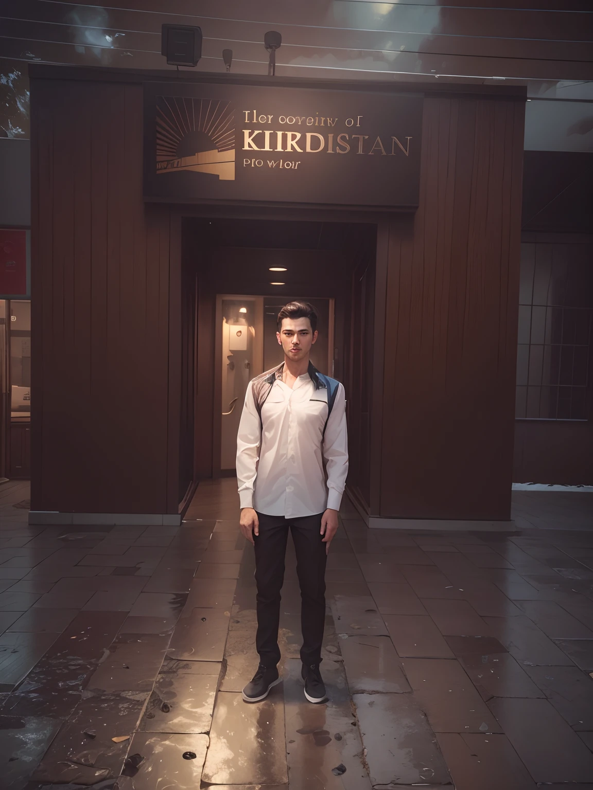 Change effect and make him more handsome 8k