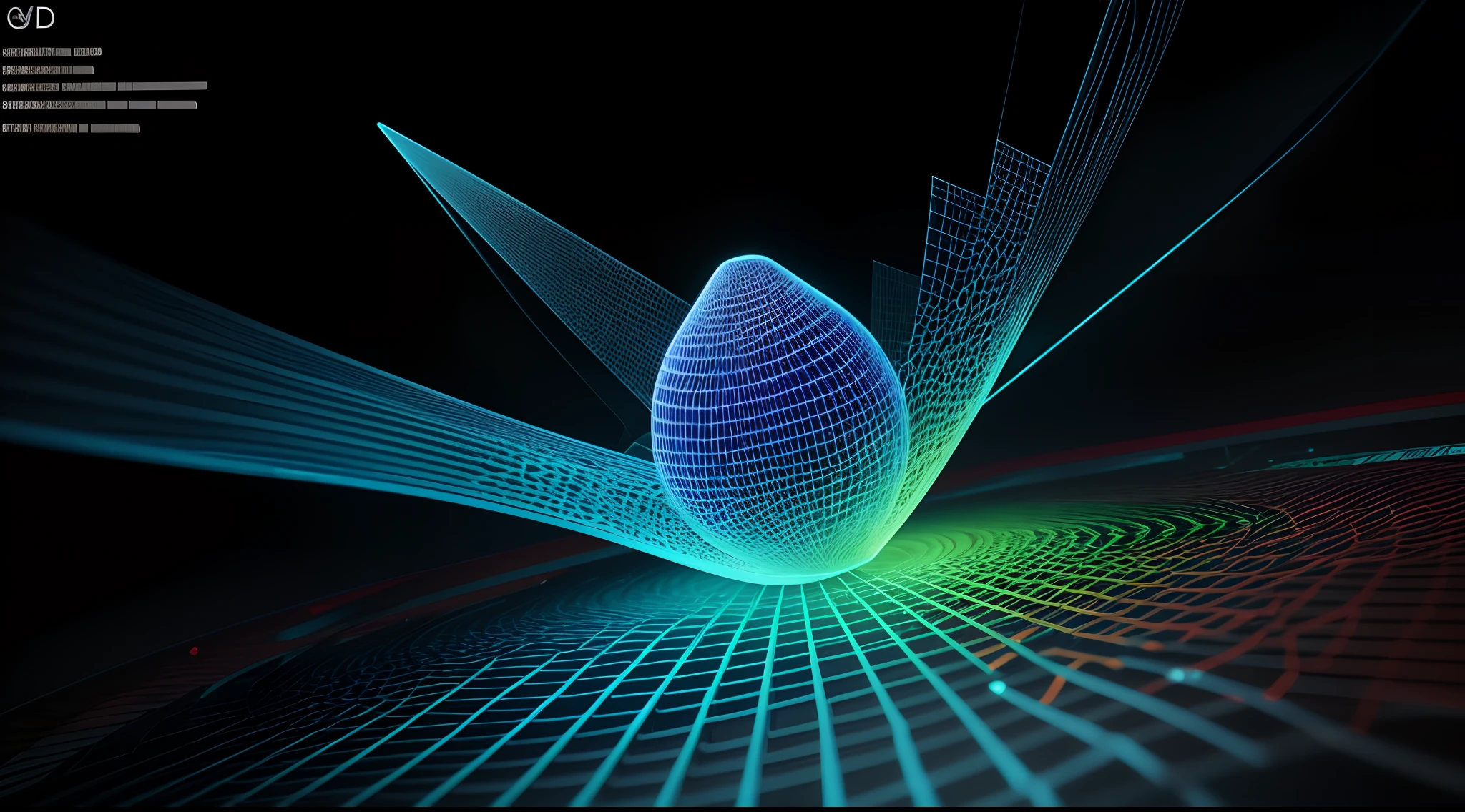 Engaging 3D visualization featuring stunning graphs、glinting