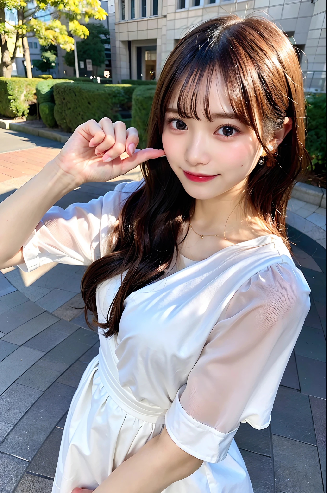 (top-quality、8K、32K、masuter piece、nffsw:1.2)、profile、(slim figure:1.2)、(s lips) 、age19、Incredibly ridiculous、(kawaii pose:1.3)、museum、a blond、二重まぶた、shinny skin、Realistic rays、mare、beauitful face、(A smile:1.3)、crouching down、(From above:1.2)、(a closeup:1.4)、blurry backround、(Front Focus)、(Dark: 1.6)、Fantasy Art、photoRealstic、Professional Lighting、extra detailed face、Award-winning、deep-shadows