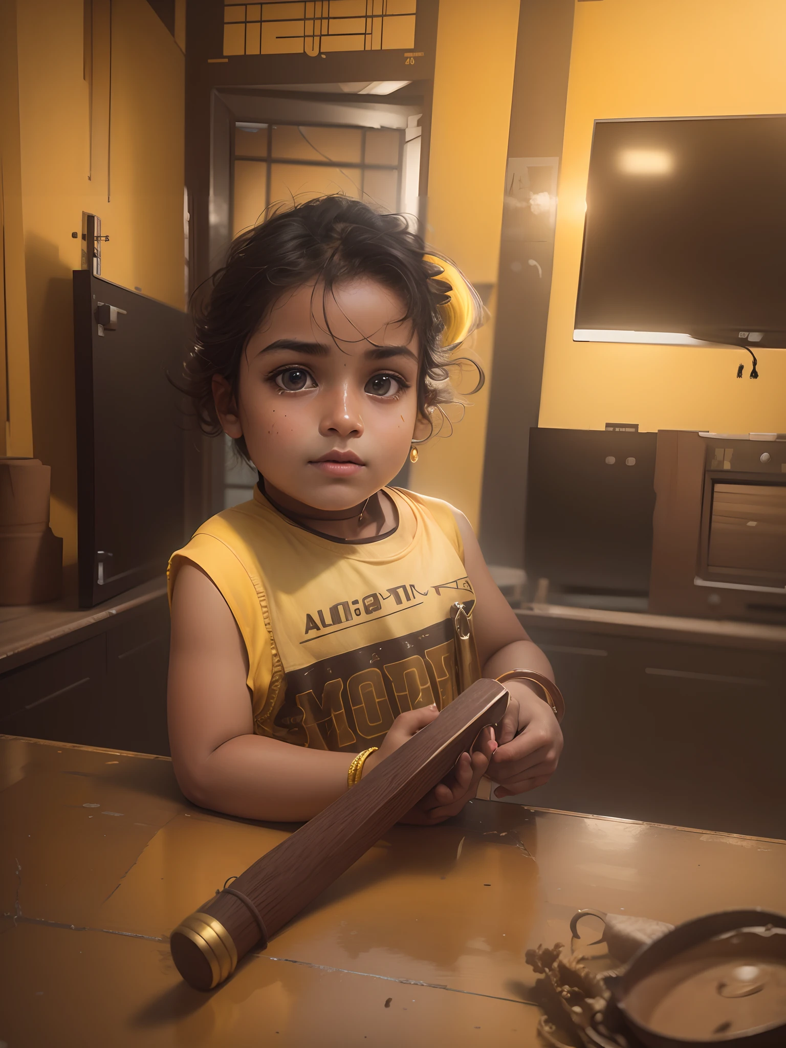 Perfect colour grading, young,girl ultra hd, realistic, indian face, Indian, wearing yellow dress