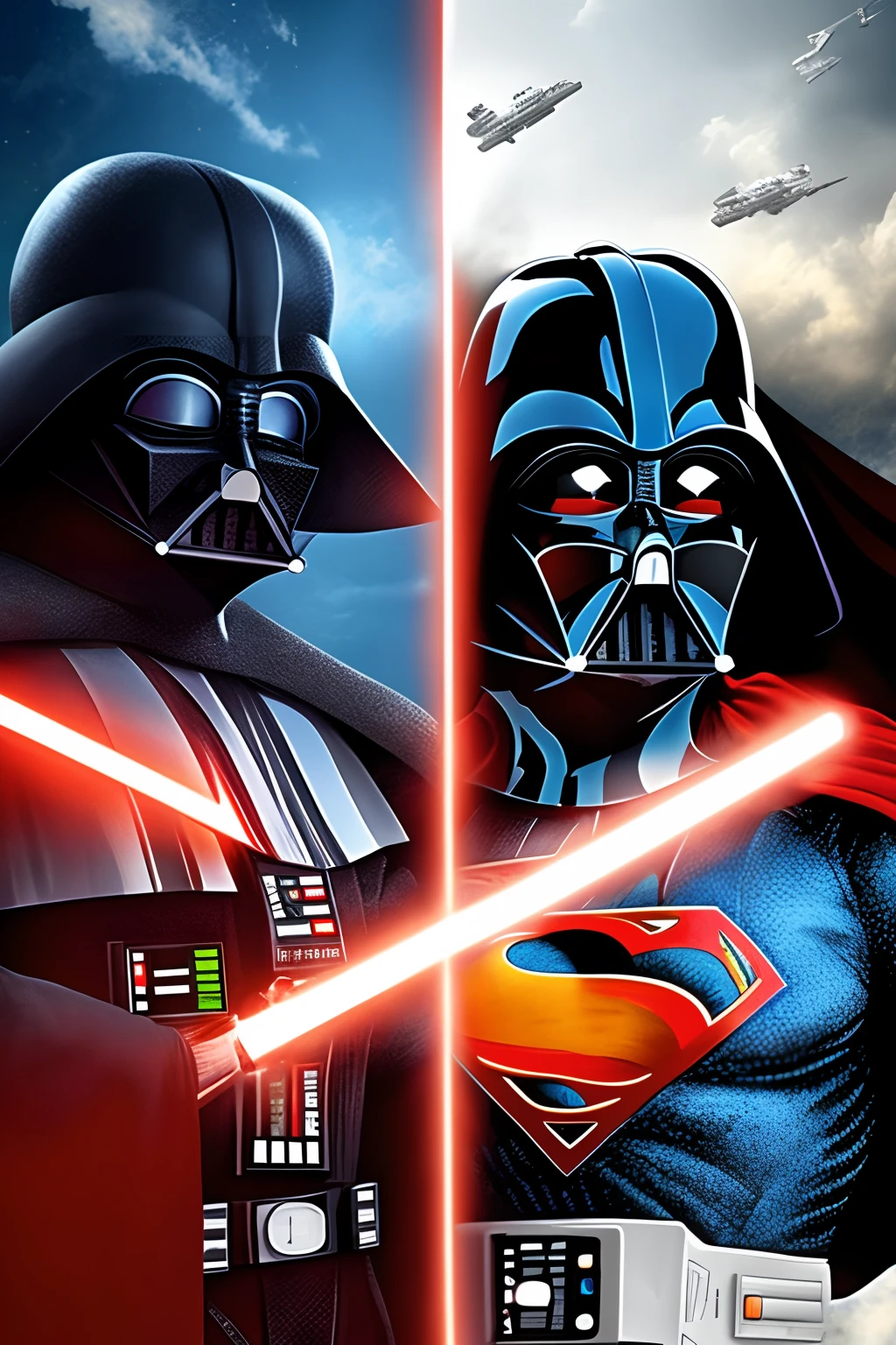 Darth Vader vs Superman