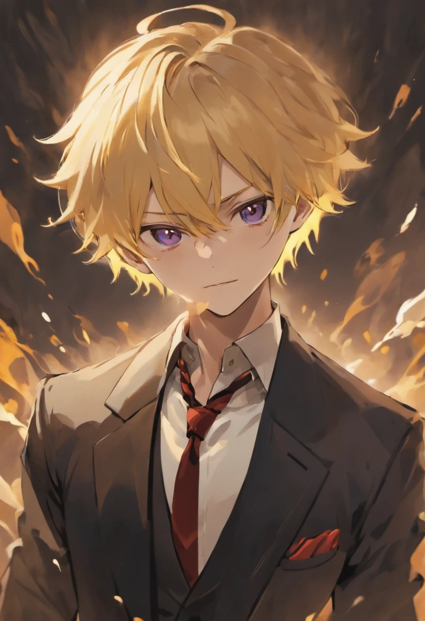 (best quality,realistic:1.37),Sanji,portrait,sharp focus,vivid colors,professional,masterpiece:1.2,extremely detailed eyes and face,black suit,cool hairstyle,cigarette,confident expression,open shirt,three-piece suit,golden pocket watch,background with red and black elements,dynamic lighting,flawless skin complexion,perfectly groomed facial hair,stylish pose,refined gentleman,smoke effect,high contrast,impeccable style,natural sunlight,handsome demeanor,classic charm,artistic rendering,eye-catching composition,panache,edgy and charismatic personality,impressive presence,graceful posture,alluring gaze.