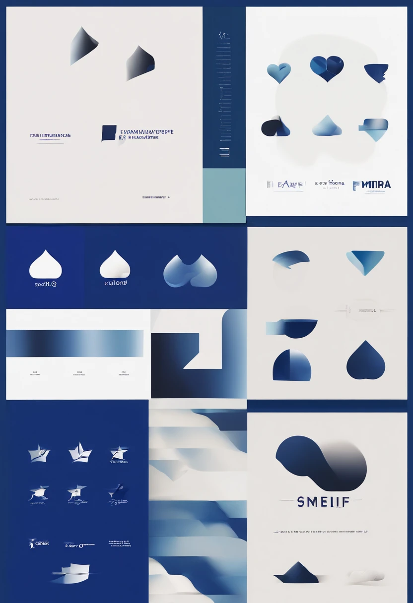 Very minimalist unique modern logo of america and europe, with the style of Paul Rand, charming, use dark blue color isolated on background
