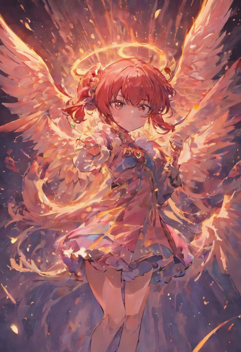 Half demon, half angel, girl