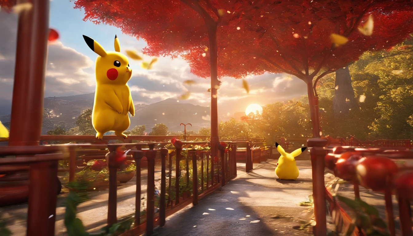 Pikachu Park should have 8K Sun Lighting in Snowfall