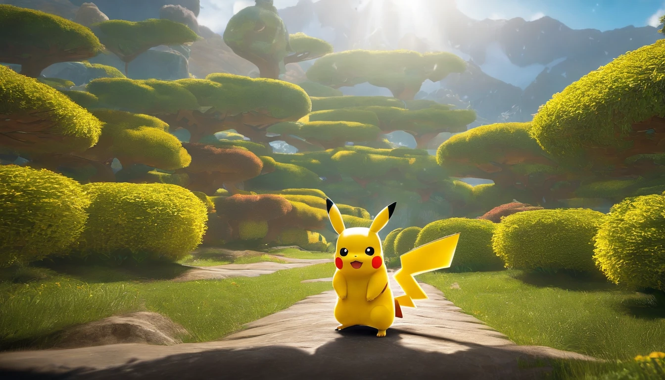Pikachu Park should have 8K Sun Lighting in Snowfall