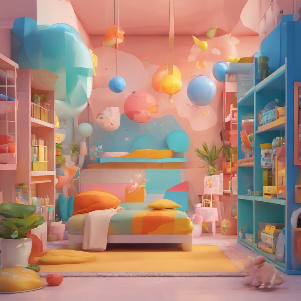 super bonito IP menino por pop mart, olhos brilhantes, camiseta, tenis, shorts, argila, Modelos, um computador , Brilhante e delicado,fundo limpo, Bom brilho, 3D rendering of,best quality