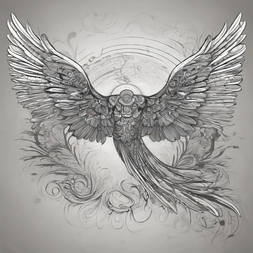 A surreal vision of a frightening, winged eye, hovering in the air with an enigmatic and menacing presence. The eye, meticulously rendered, features an iris that appears to pulse with otherworldly energy, displaying mesmerizing colors that transform into ethereal hues. The eyelids are sculpted with realistic detail, revealing subtle textures and wrinkles. Two large, membranous wings emerge from the side of the eye, extending as if they were the wings of a mythological being. Each wing feather is rendered with fine textures and intricate details, creating a sensation of movement even when the eye hovers in the air. The wings have a dark, iridescent hue, as if they absorb the surrounding light, creating an even more intense atmosphere. The background is composed of a starry night sky, with dark clouds and shadows that highlight the ominous presence of the winged eye. The eye is surrounded by an ethereal halo of light, adding a layer of mystery to the scene. This surrealistic image combines elements of horror, fantasy and abstract art, creating a unique and disturbing depiction of a flying eye with wings.