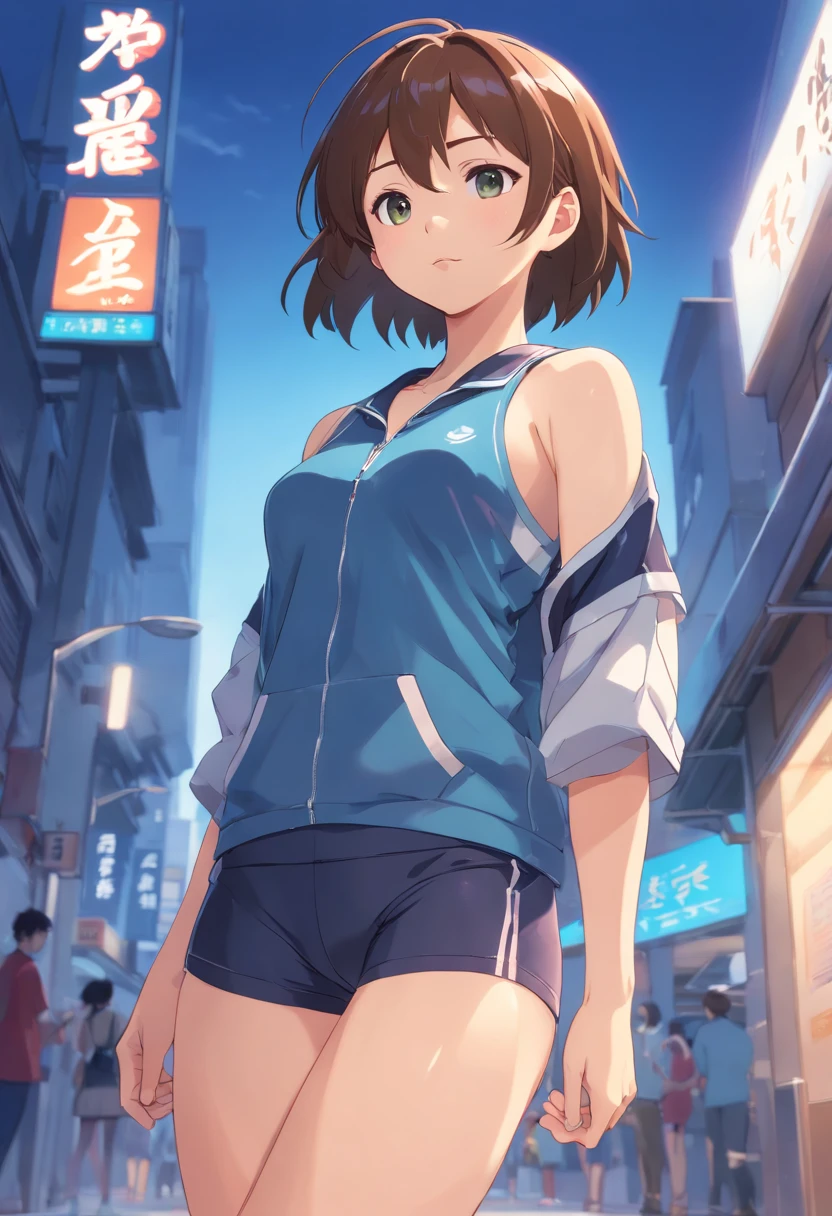 Very short and tight inner、A sexy、(((athlete)))、Exposed cleavage、Suppin,独奏,Underwear,the whole body is wet,Panting with,full of sweat,(((The face and chest of a junior high school student with a cute face like an actress are covered in ))),Light shining on the girl from the front,Show me very short and tight minimalistic shorts,shiny and beautiful thighs,Detailed details,fullllbody,Short stature,((A sexy)),Beautiful calves,bare-legged