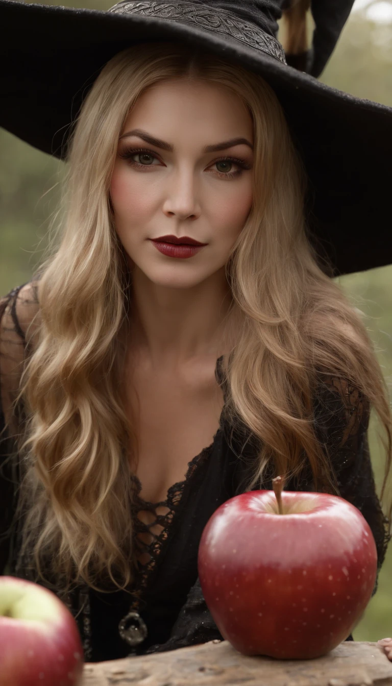 ( 8k, Concedido, best quality), High definition, super detalhe, alto detalhamento, anatomicamente correto, Perfect illustration, (masutepiece: 1.3), (Poisoned Apple Witch:1.8), (Bring the black liquid to a boil in a large saucepan:1.1),vestes pretas, Triangle has, focinho longo, rosto branco,enrugado, cicatriz no rosto, Enredo algo、Detailed hand、dedo detalhado、(mulheres idosas:1.8)、Usando ratos