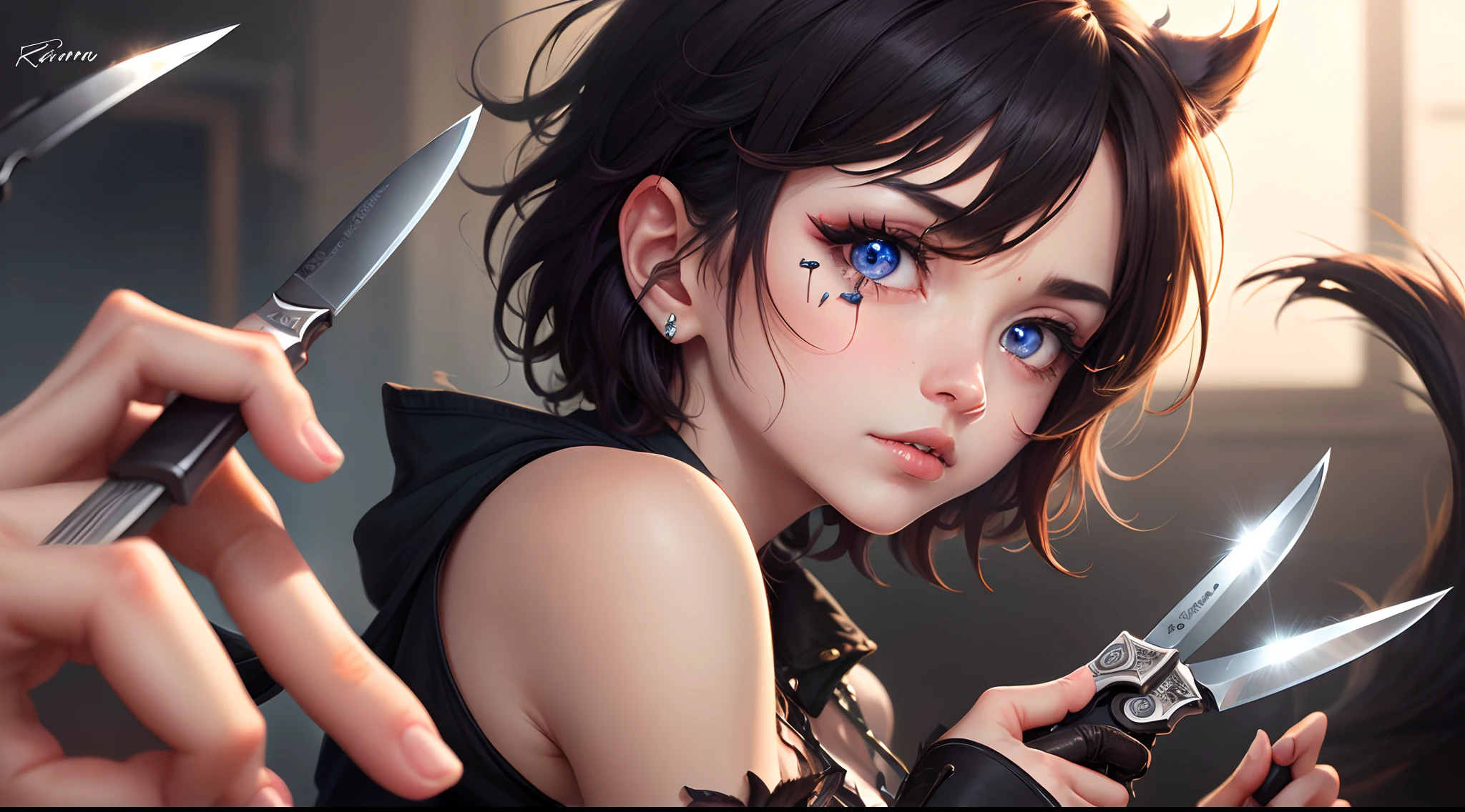 Ryona Eye defect Knives
