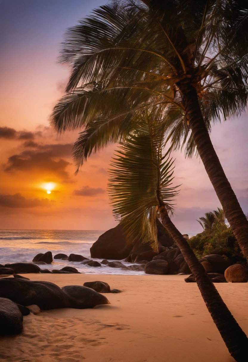 design afrodite na praia por do sol