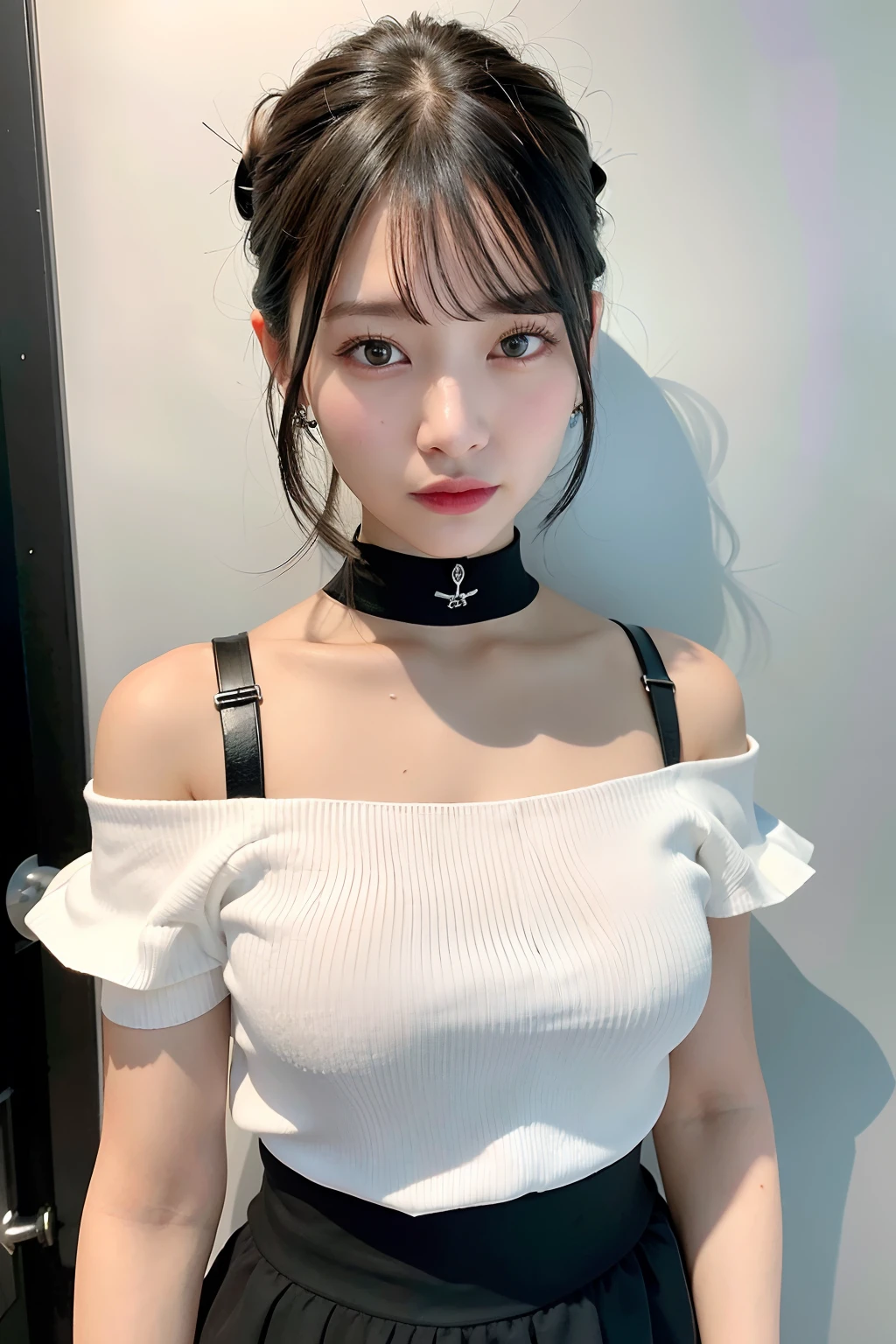 Attractive beauty、Evil女性幹部、Night City、Move your spirit、The darkness、Window with night view、brainwashing、brainwashing装置、Evil堕落、Evil、darkness、Black eyeshadow、Black Pantyhose、Black Stockings、Evil花嫁、White blouse、No sleeve、Black pleated skirt、choker、dark、sexy、Short shirt、No sleeve、Short Bob、short hair、squat、Open your thighs、Slightly large breasts、Erect nipples、Black Thong、See-through pants、Big Ass、