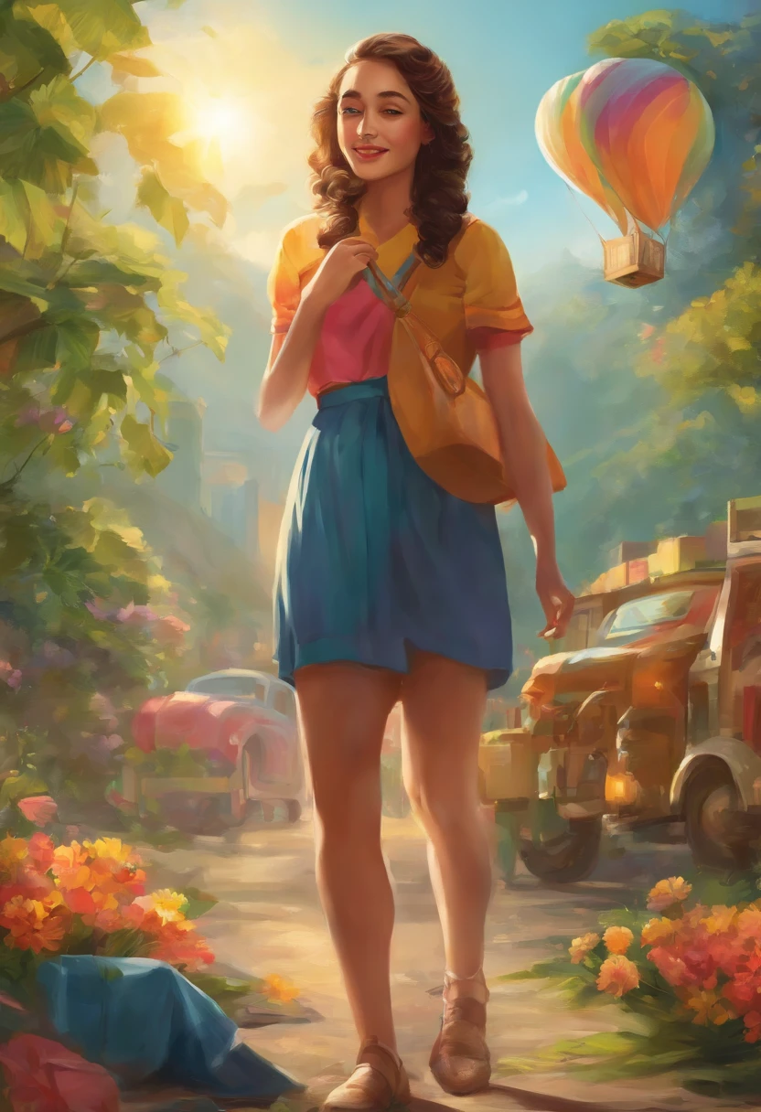 The high-definition public welfare illustrations show the positive energy of positive young people striving for a new era. The colors are bright, the creativity is perfect, and the imagination is unlimited, making people optimistic and full of hope.