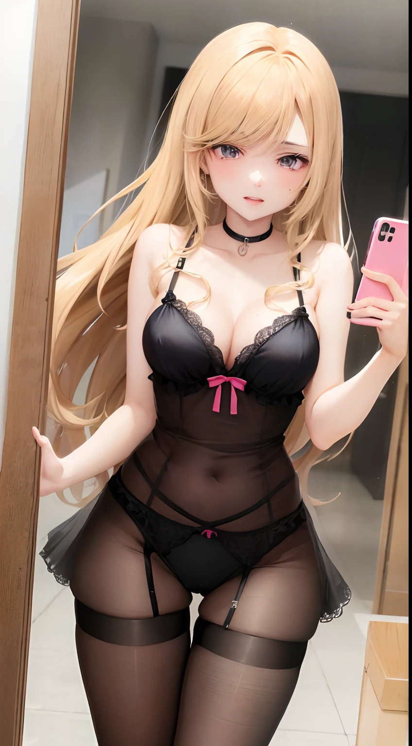 anime girl in lingerie taking a selfie with her phone, seductive anime girl, attractive anime girl, beautiful alluring anime woman, ecchi anime style, beautiful anime girl, ecchi, anime girl, beautiful alluring anime teen, anime girls, (anime girl), [ 4k digital art ]!!, beautiful anime woman, digital anime art!!, anime barbie in black pantyhose HD UHD HQ