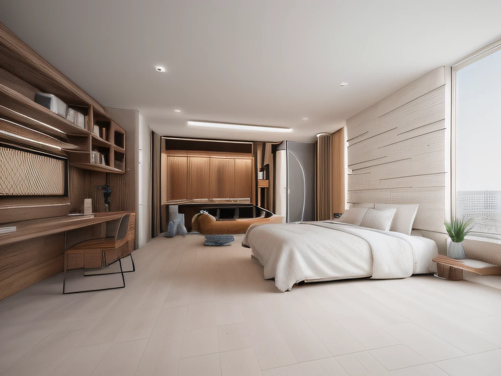 the interior of house, floor wood, ceiling board, wall paint white, daytime, realistic, wide angle, (( render vray )), spring light, detailed, modern style, clear image, high reflection,RAW photo, (high detailed skin:1.2), 8k UHD, DSLR, soft lighting, high quality, film grain, Fujifilm XT3