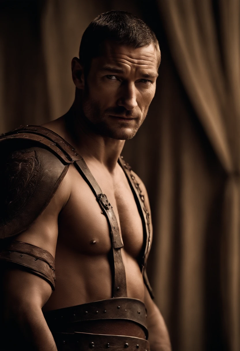 Andy Whitfield as Spartacus from the television series Spartacus, realista