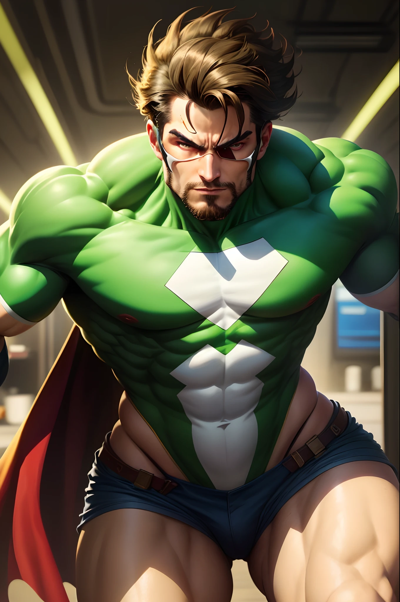 A marijuana themed superhero named Time Toker. He has the power to slow down time