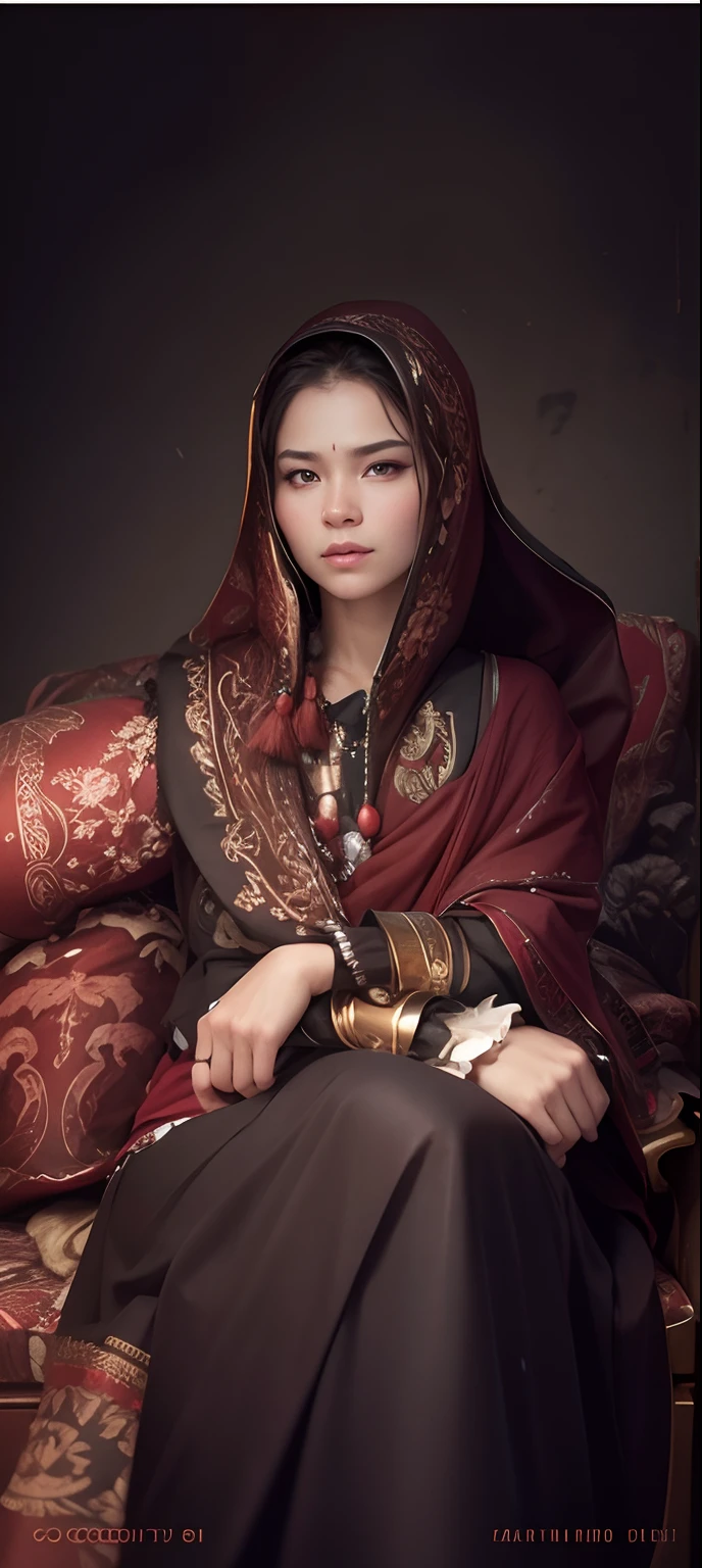 Change background into professional photo shoot, realistic face