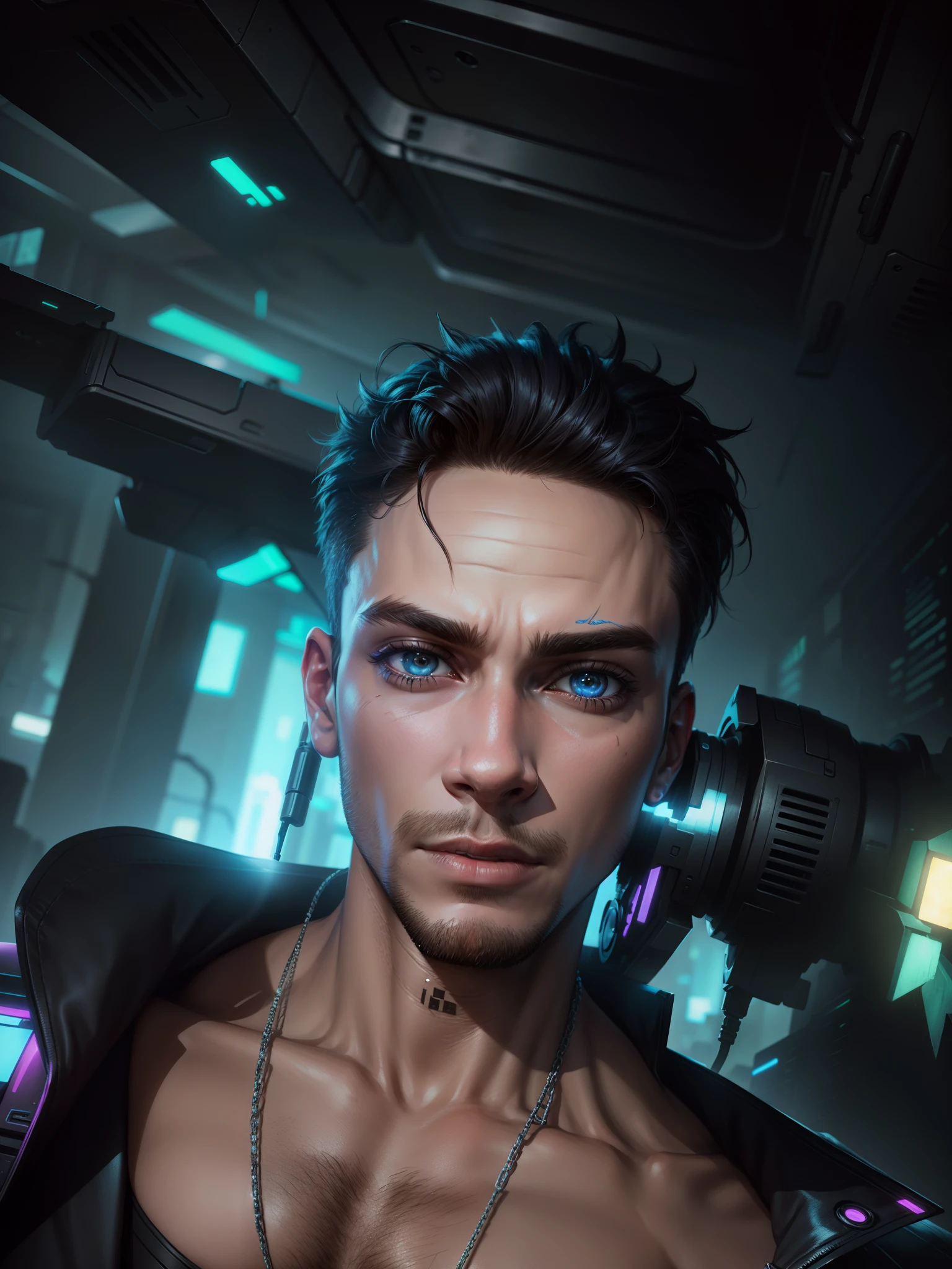 Change background. Cyberpunk. Handsome boy. Realistic face.8k. ultra realistic