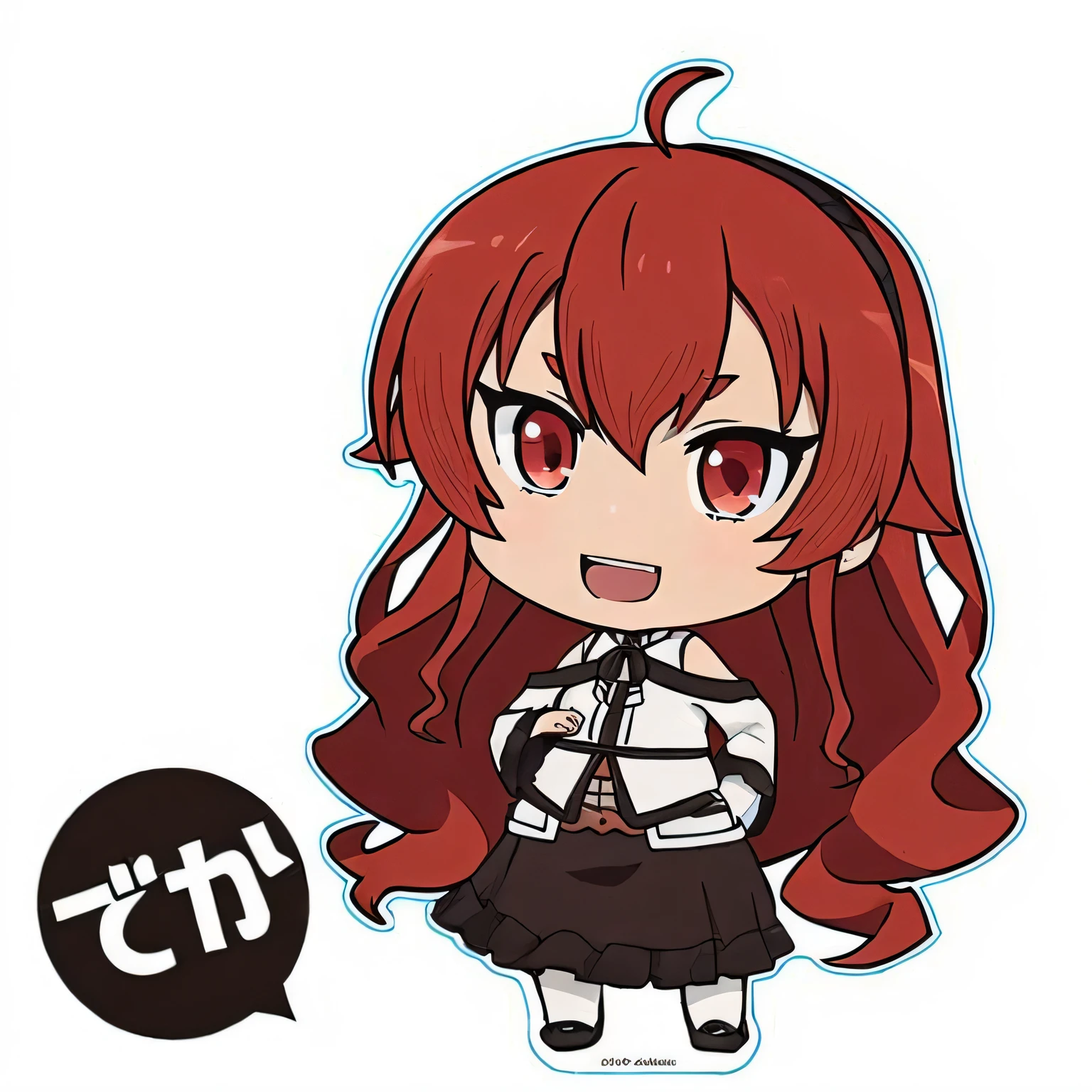 (best quality,highres,photorealistic:1.37),ultra-detailed,stickers designs,cute,adorable,lovely,red,long,hair,goddess,beautiful,detailed eyes,luscious red lips,frontal view,graceful,kind,princess,soft,smooth skin,flawless complexion,delicate features,royal,enchanted,serene atmosphere,colorful background,whimsical,playful,sweet smile,pure,sincere,joyful,innocent expression,stylish,modern outfit,vivid colors,pastel tones,light and airy,soft lighting,warm,gentle ambiance