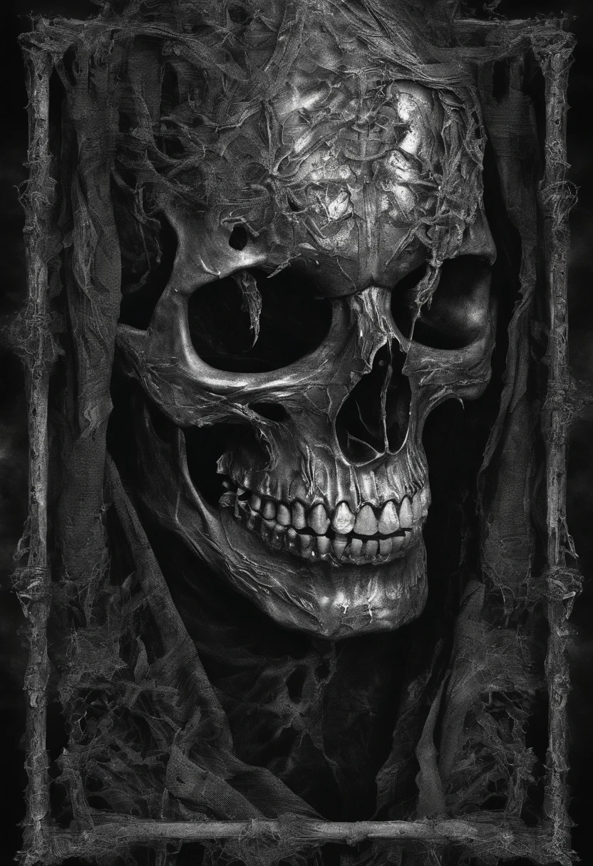 Teufelshörner，Klauen，Streitaxt，Gruselige Umgebung，sharp teeth，mad，Ganzkörperesbian，Powerful aura，A strong sense of oppression，Unglaublich detailliert，Red-Eyed Skeleton，The flames of hell rage，Legion von Skeletten，Ultra-Foto-Realisim