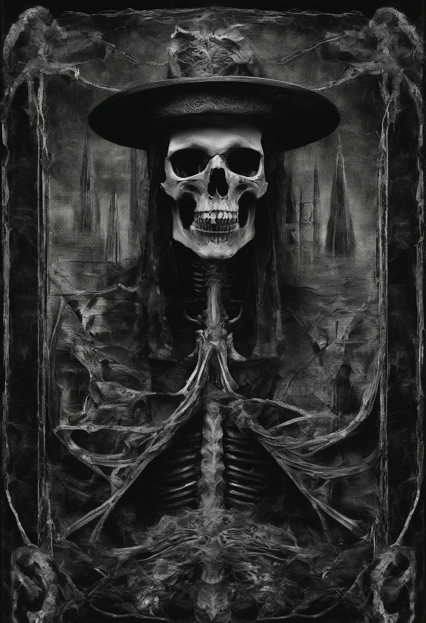 Teufelshörner，Klauen，Streitaxt，Gruselige Umgebung，sharp teeth，mad，Ganzkörperesbian，Powerful aura，A strong sense of oppression，Unglaublich detailliert，Red-Eyed Skeleton，The flames of hell rage，Legion von Skeletten，Ultra-Foto-Realisim