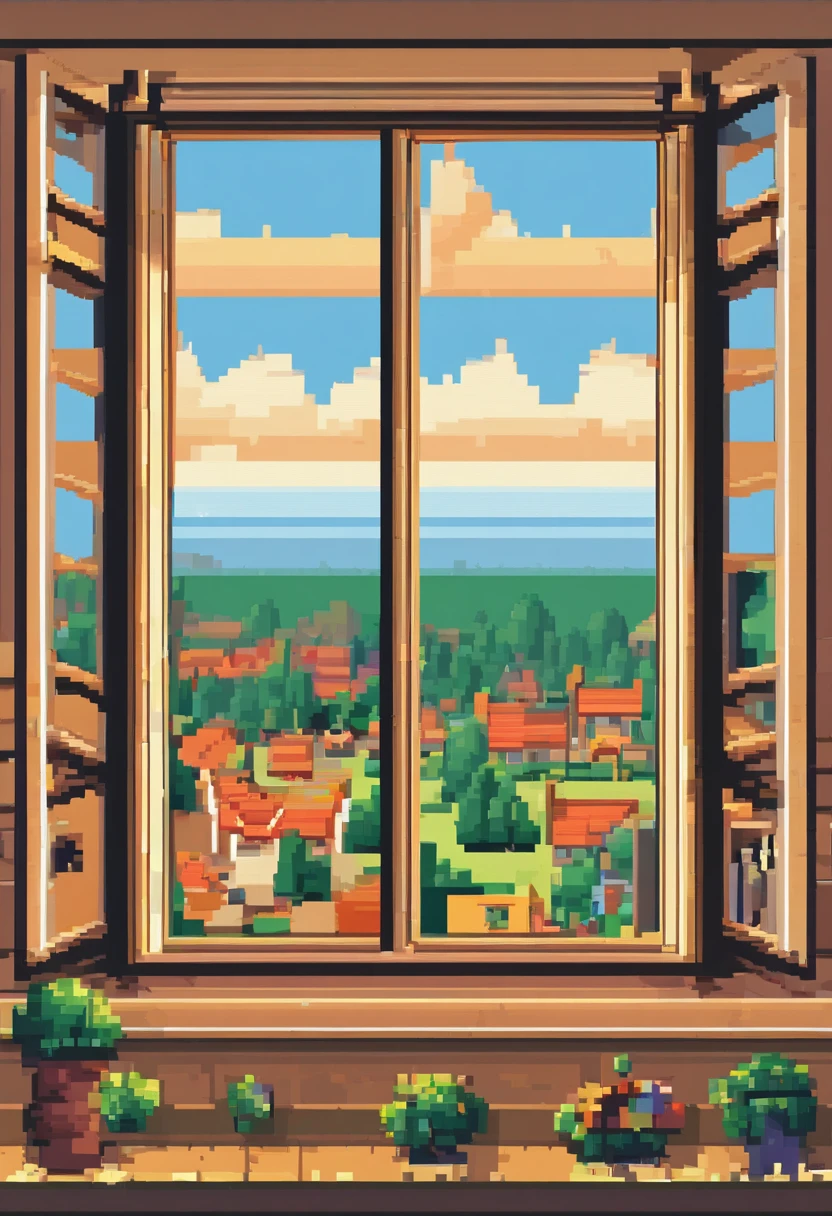 window, light wind, DL, View from the window, Polish city, Boleslawiec, open window, classroom
