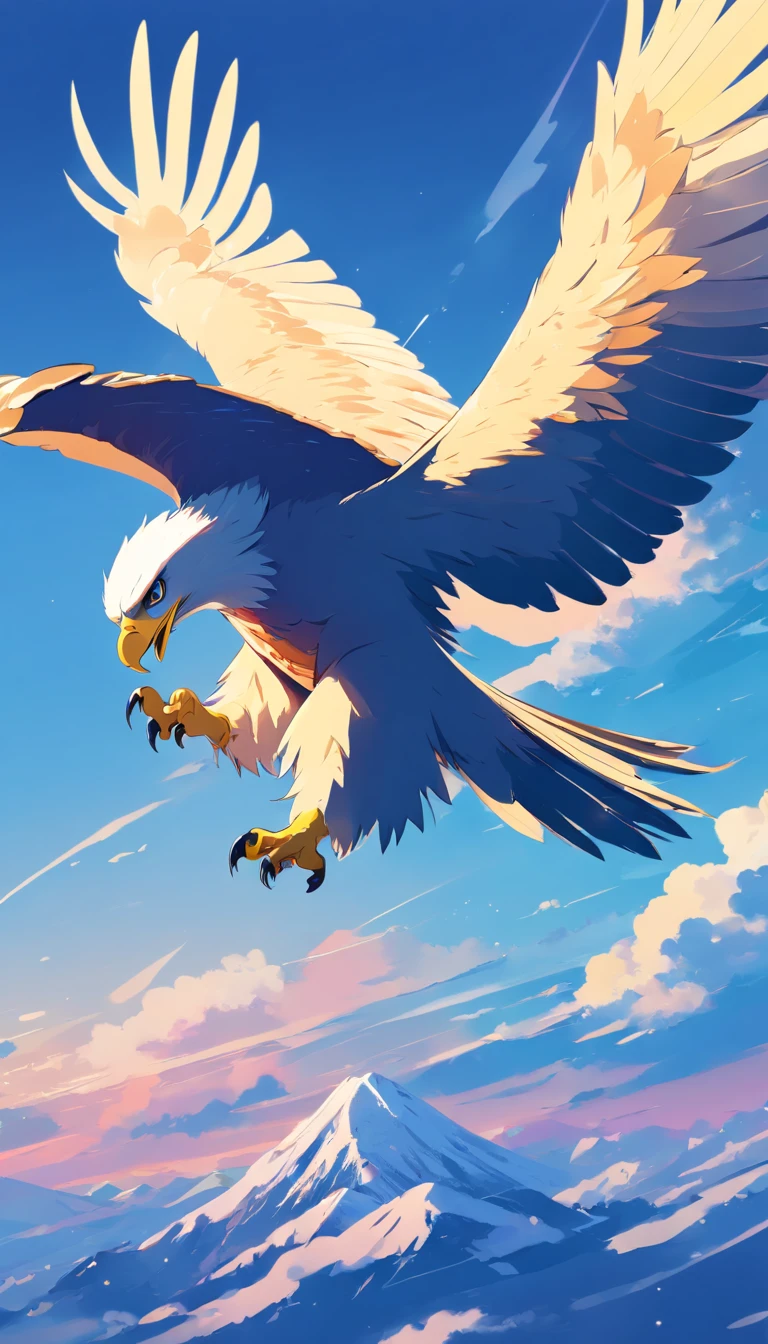 ((minimalist eagle logo))