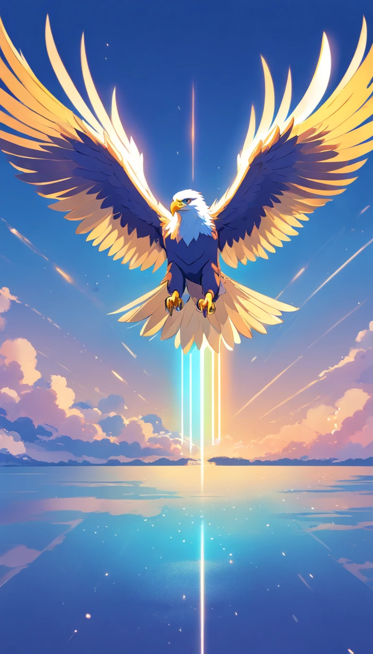((minimalist eagle logo))