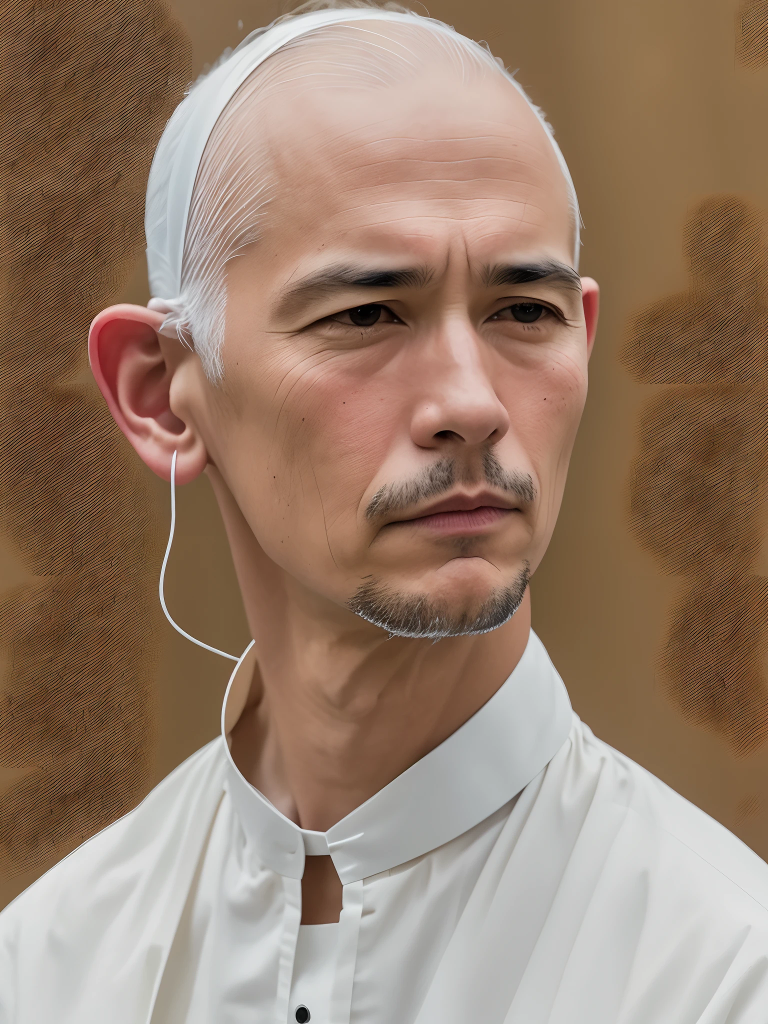 Fox Ears Man White Thread