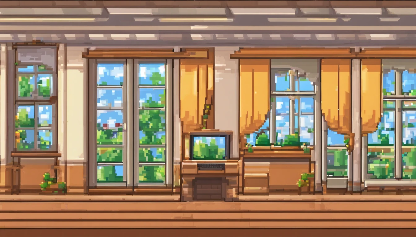 window, light wind, DL, View from the window, Polish city, Boleslawiec, open window, classroom, highly detailed