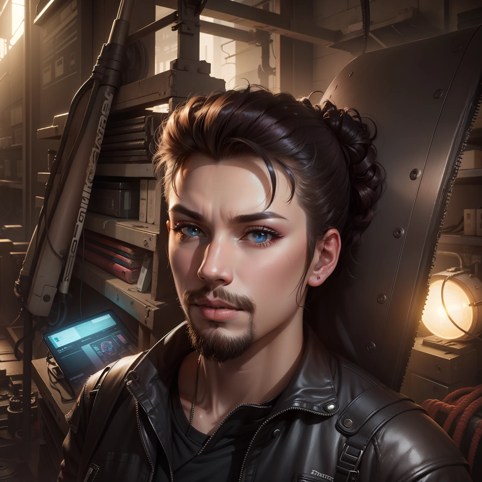Change background, syberpunk