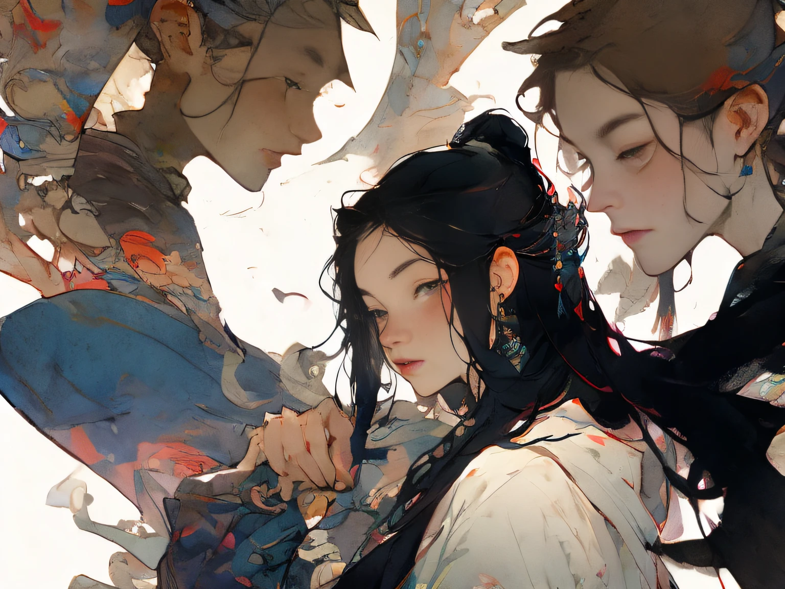 1,Continue refining The face should be clear