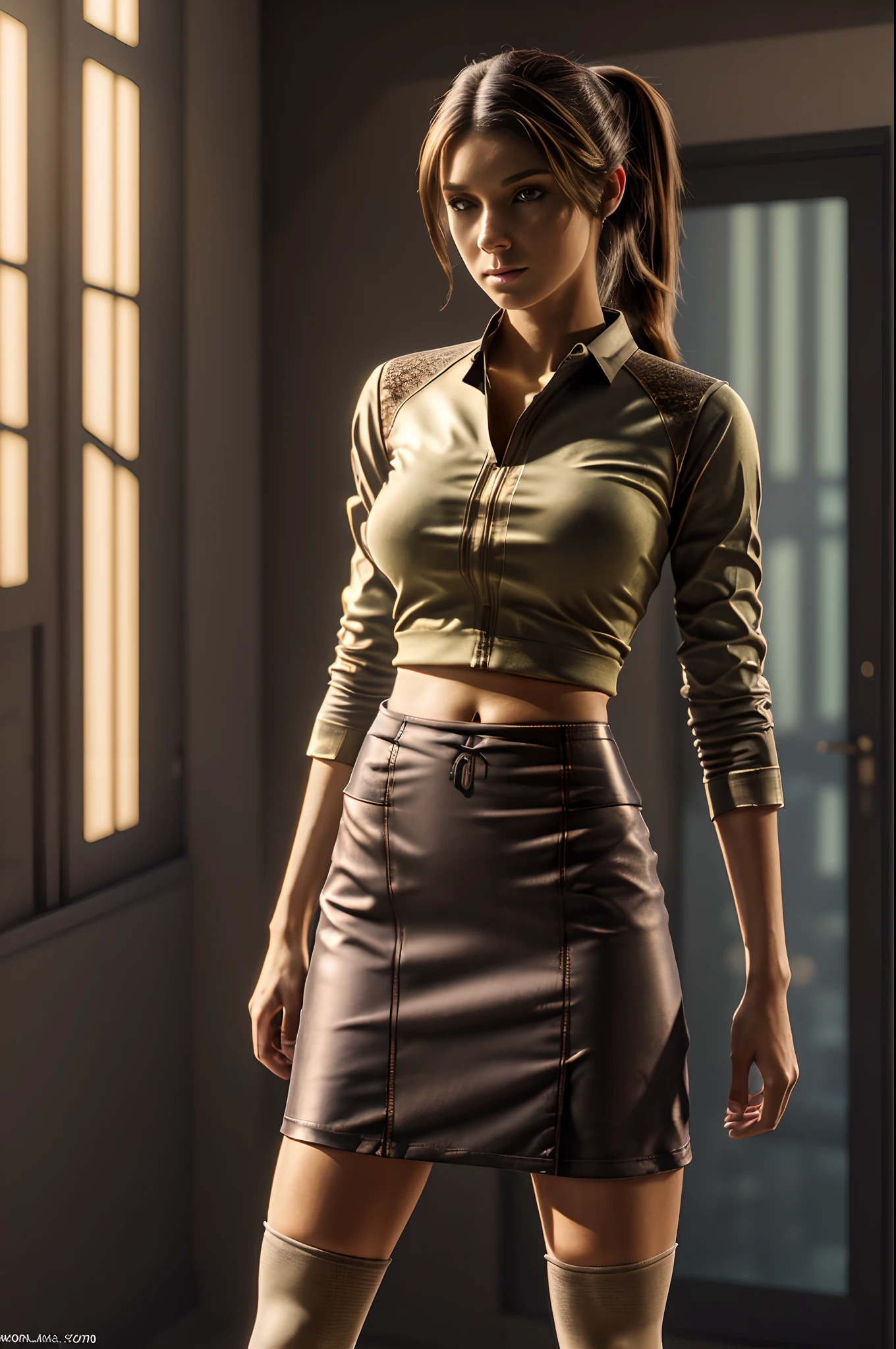 mj, (skinny:1.1), slutty, (sexy:1.2), ponytail beautiful rachel cook portrait, (sweet, pretty:1.4), (classic shirt, tight-fitting pencil skirt:1.3), (bukkake:1.37), (20 years old:1.5), maximum details, hyper detalization, volumetric lighting, (hdr:1.28), hyperdetailed, cinematic, intricate details, hyperrealistic, (muted colors:1.38), (neutral colors:1.2), steampunk, hyperdetailed, cinematic lighting, gears, bronze, volumetric lighting, 8k